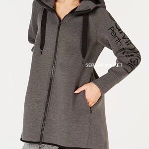 Calvin Klein Performance Charcoal Hooded Sweatshirt